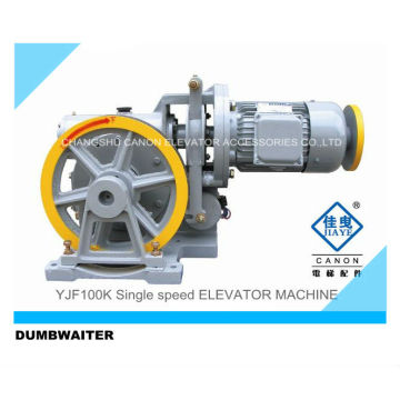 100-350KG SINGLE SPEED DUMBWAITER ELEVATOR MACHINE